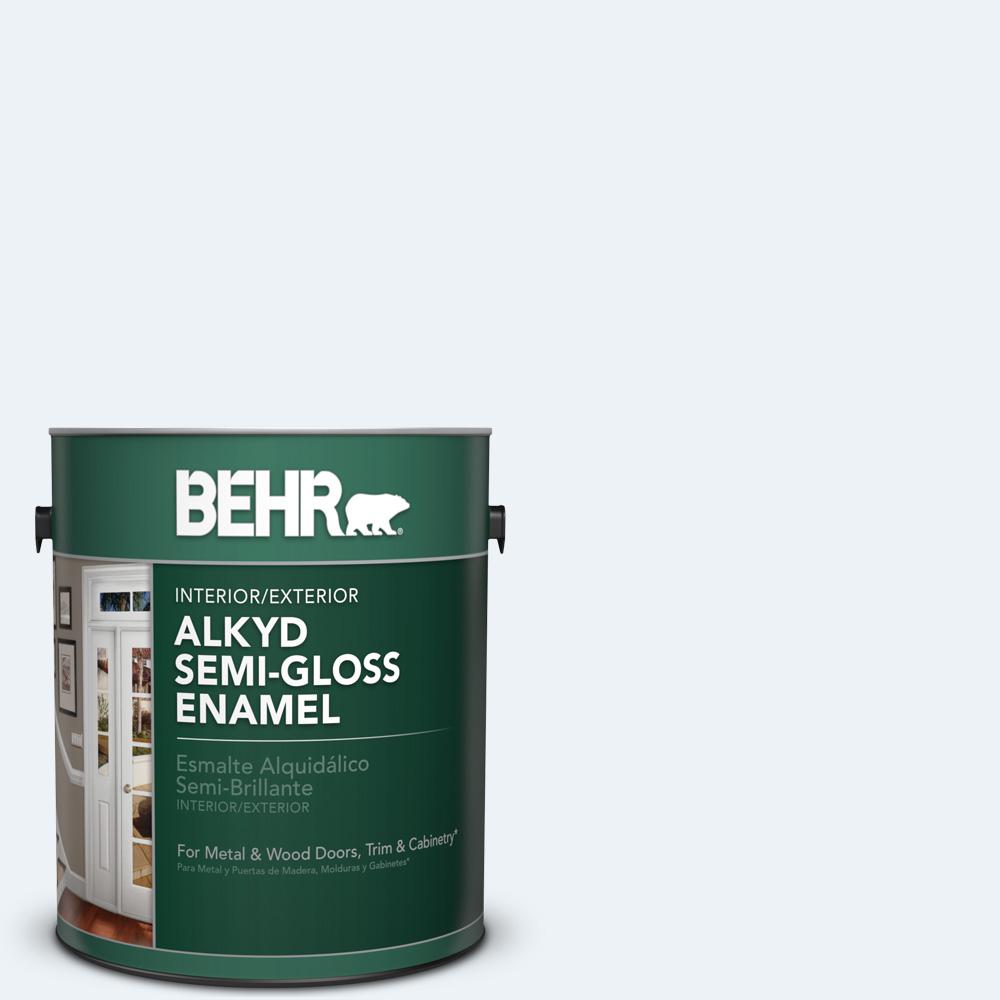 BEHR 1 gal. BLW10 Maui Mist SemiGloss Enamel Alkyd Interior/Exterior