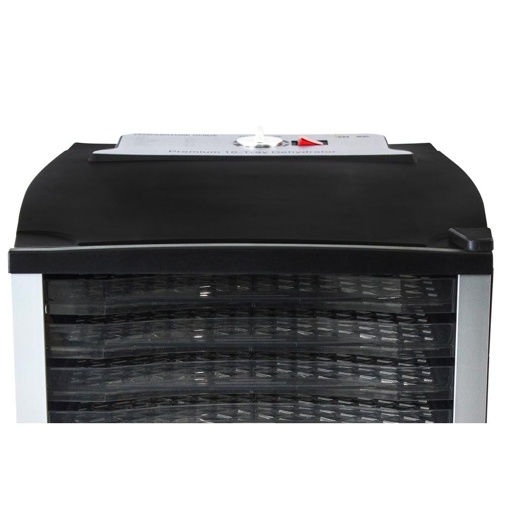 Chard 10Tray Black Food Dehydrator DE10 The Home Depot