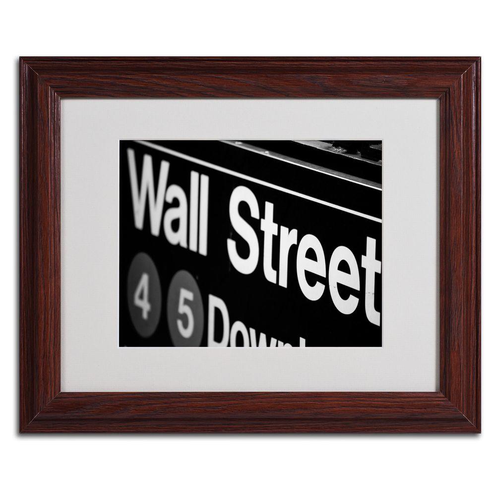 Trademark Fine Art 11 In X 14 Wall Street Next Matted Framed Trademark Fine Art 11 In X 14 Wall Street Next Matted Framed