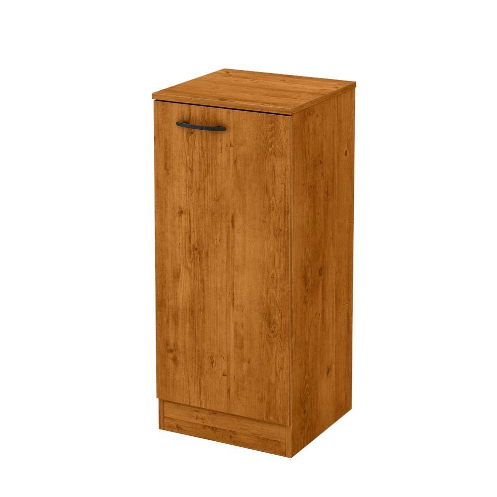 south shore axess country pine storage cabinet 10189 - the home depot