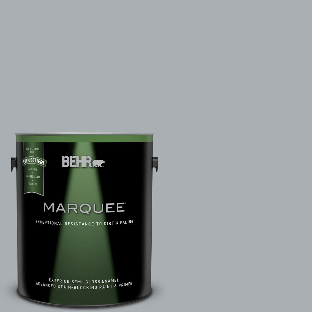 BEHR MARQUEE 1gal. N5003 Tin Foil SemiGloss Enamel Exterior Paint