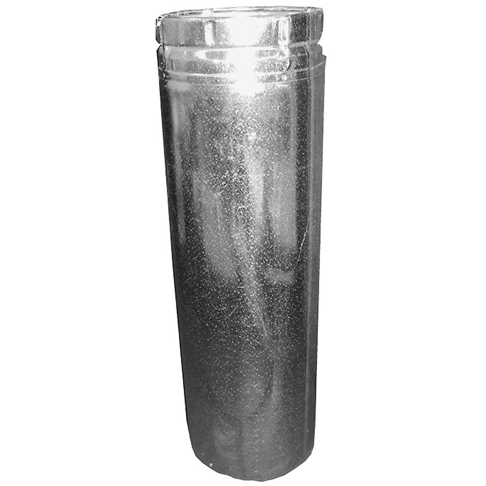 SpeediProducts 4 in. x 18 in. Adjustable BVent PipeBVAVP 418 The