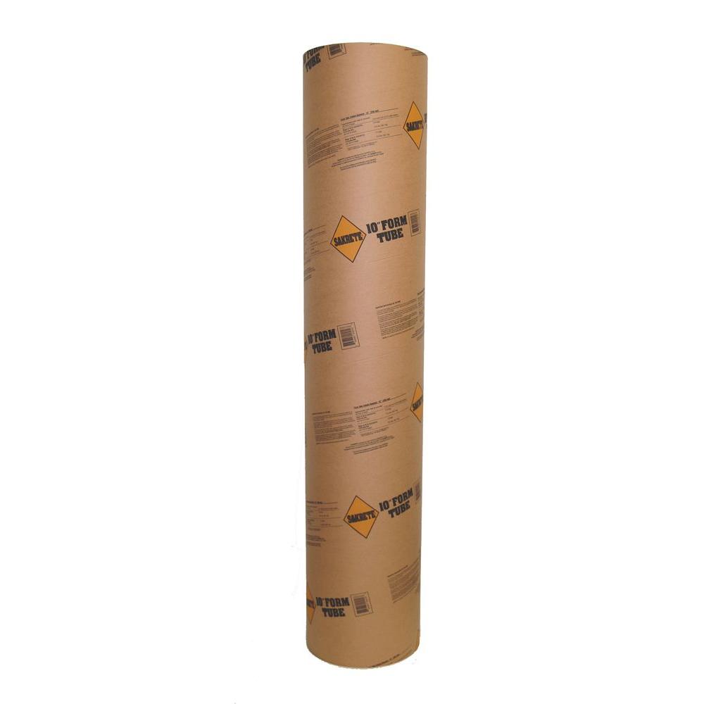 SAKRETE 10 in. x 48 in. Concrete Form Tube-65470006 - The Home Depot SAKRETE 10 in. x 48 in. Concrete Form Tube-65470006 - The Home Depot