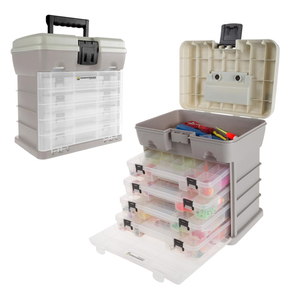 3 1 Tackle Boxes Bags Fishing Gear Supplies The Home Depot