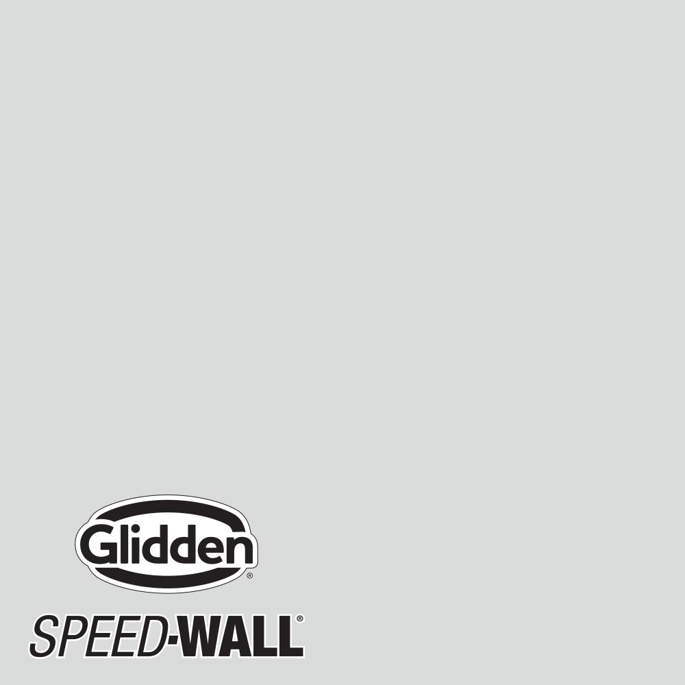 Glidden Speed Wall 1 Gal Ppg1001 3 Thin Ice Flat Interior Latex Paint Ppg1001 3s 01f The Home Depot