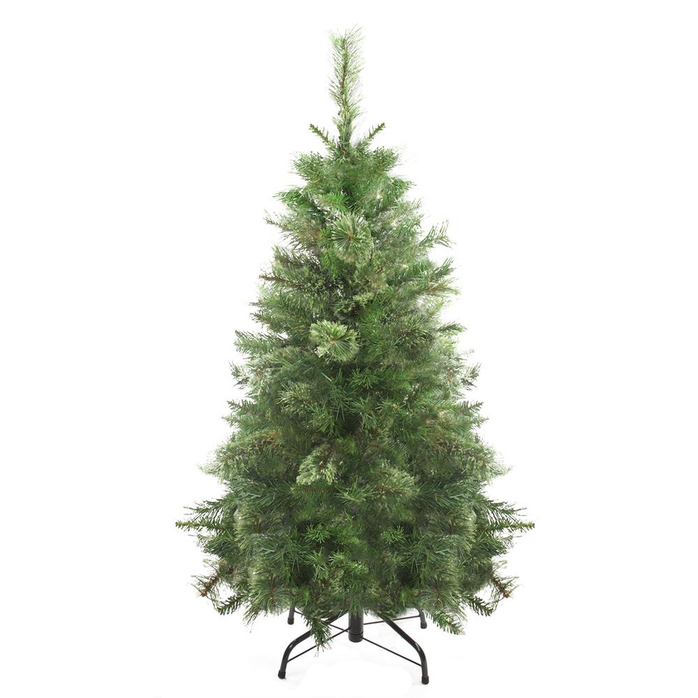 4 ft. Unlit Artificial Christmas Tree Mixed Pine Medium With Long