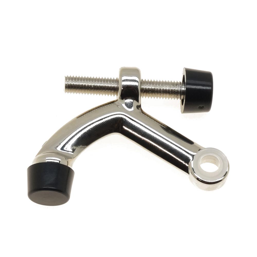 Solid Brass Hinge Pin Door Stop In Bright Nickel 13029 014 The