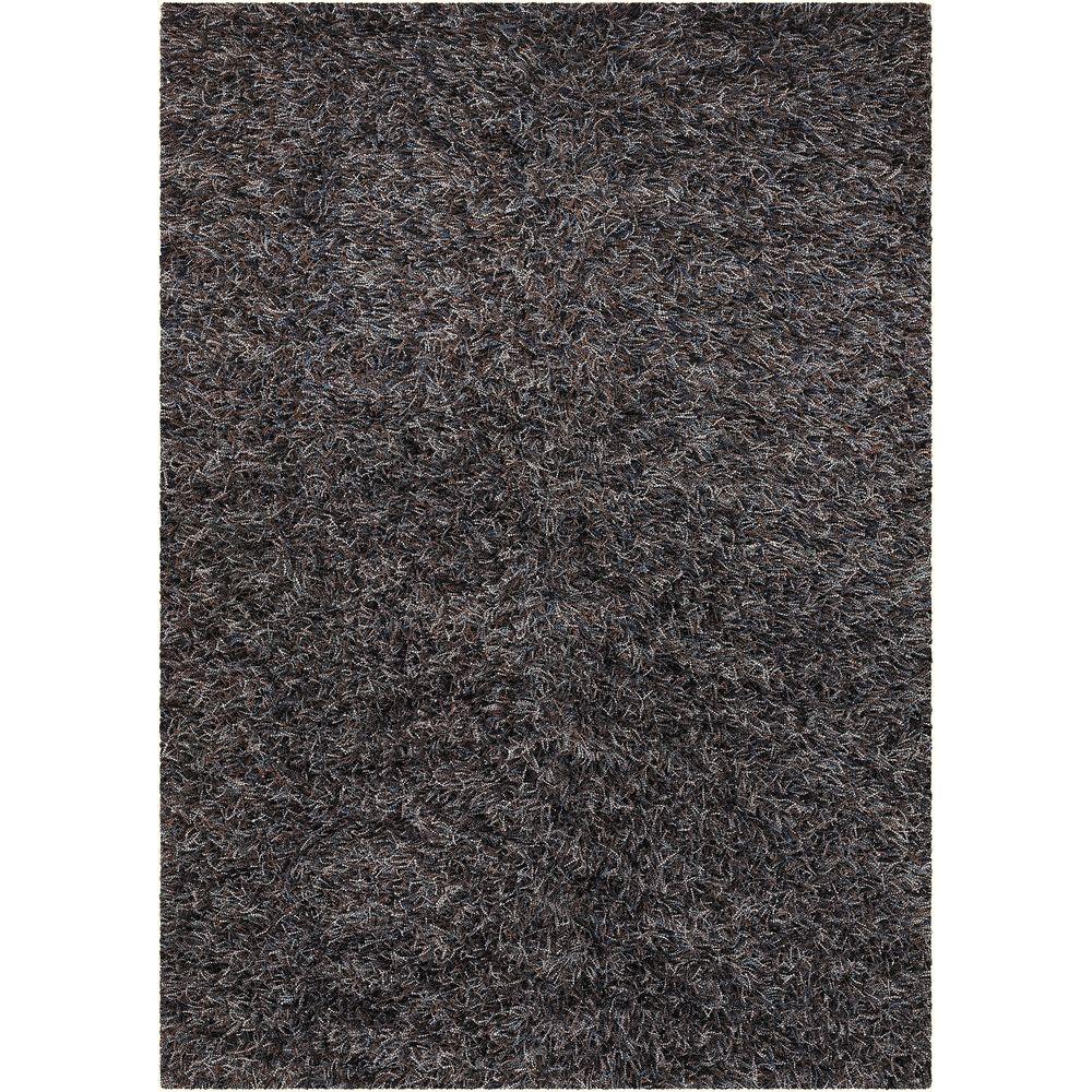 Chandra Astrid Brown Blue Grey Black 5 Ft X 8 Indoor Area Rug