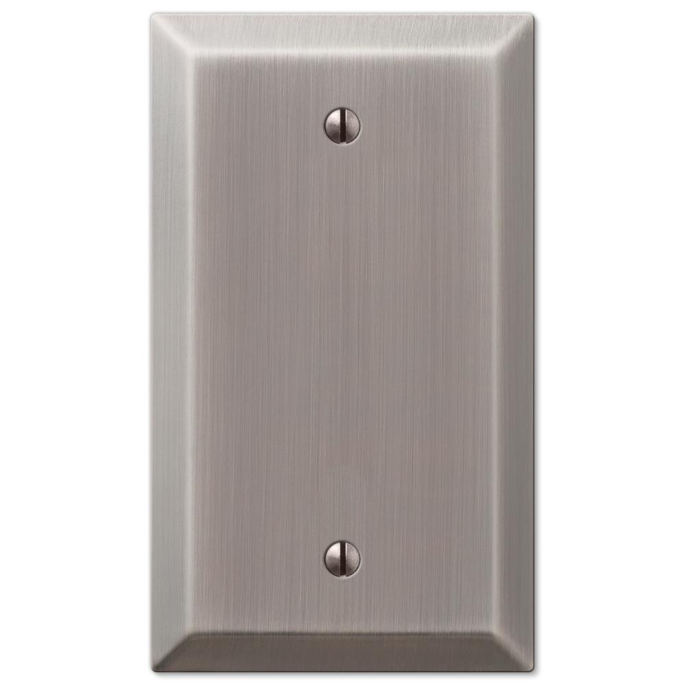 Amerelle Century 1Blank Wall Plate, Brushed Bronze163BBZ The Home Depot