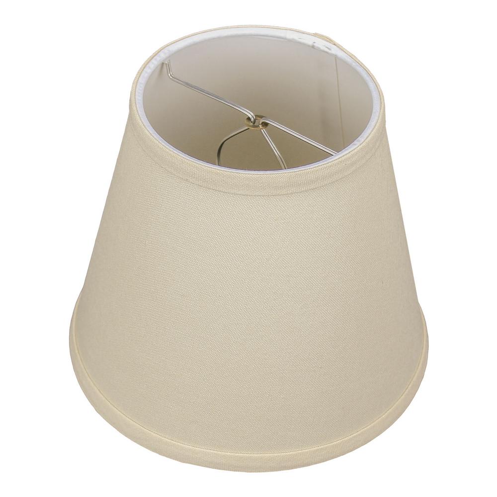 Fenchelshades Com Fenchel Shades 5 In Top Diameter X 8 Bottom 7 Slant Empire Lamp Shade Linen Beige