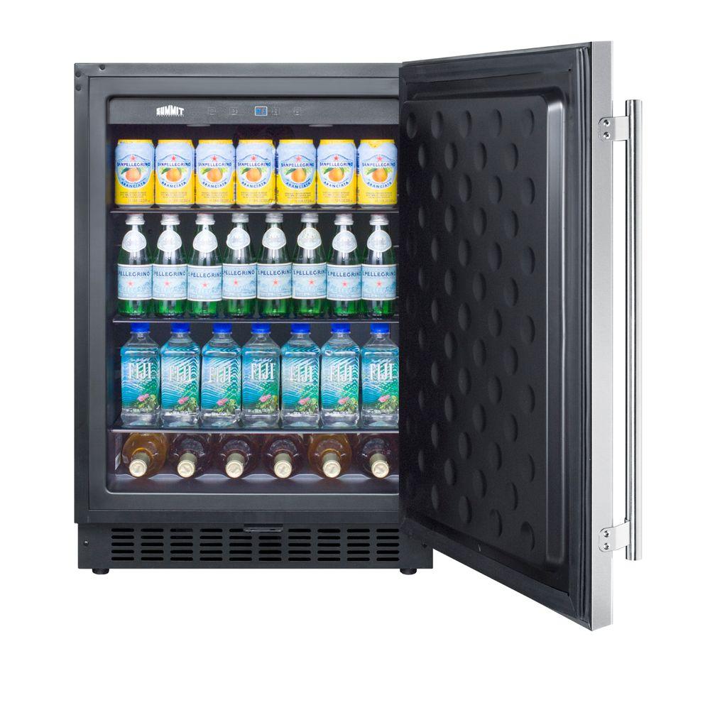 Summit Appliance 4 6 Cu Ft Mini Fridge In Stainless Steel