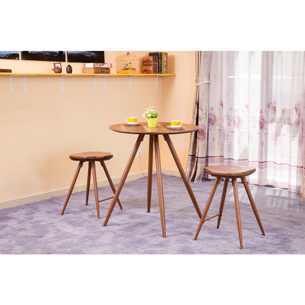 Safavieh Emeric 3Piece Espresso Bar Table SetAMH8504A The Home Depot