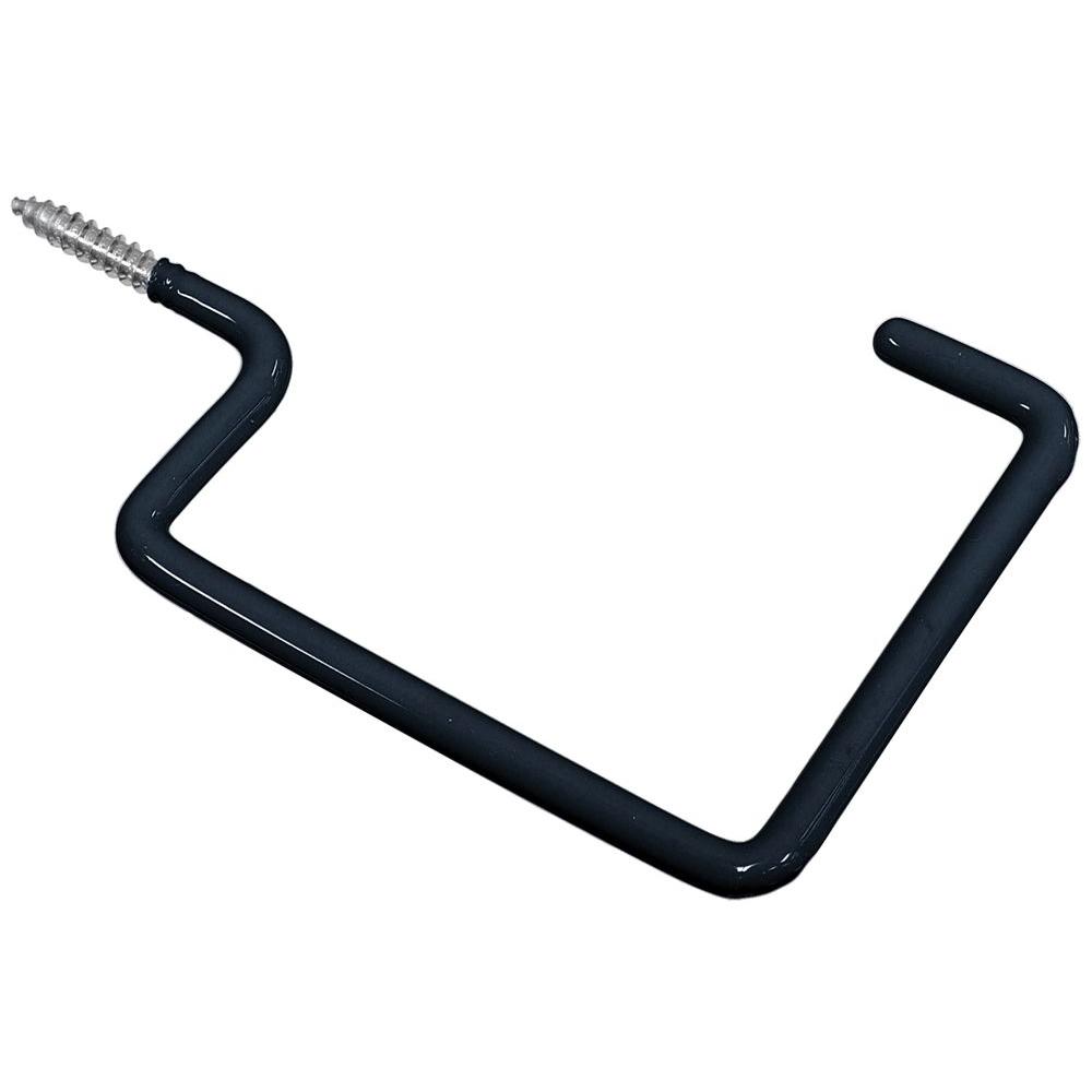 Hardware Essentials Storage Hook in Black Vinyl Coated (15Pack)852156