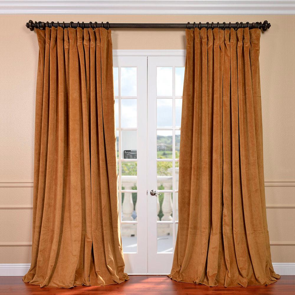 Exclusive Fabrics & Furnishings Blackout Signature Amber Gold