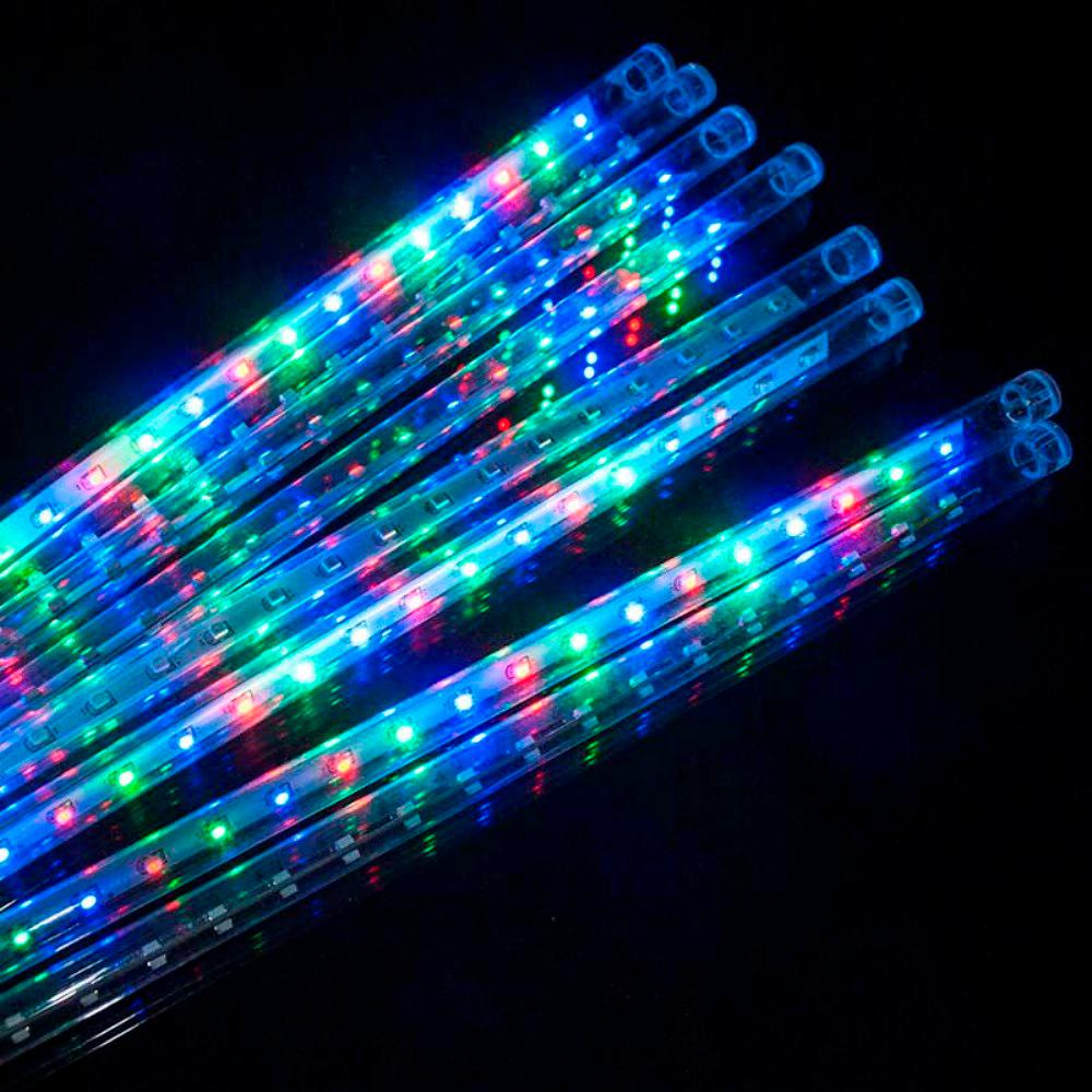 ALEKO 36 Multi-Color LED Meteor String Light-EL8LEDMETEORRGB-HD - The ...