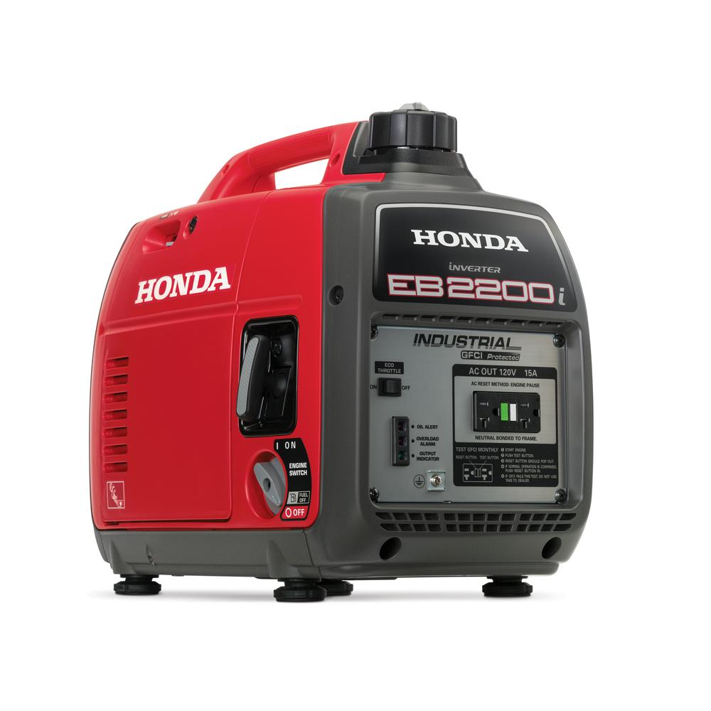 Honda Industrial 2,200-Watt Gasoline Powered Inverter Generator with GFCI Protection
