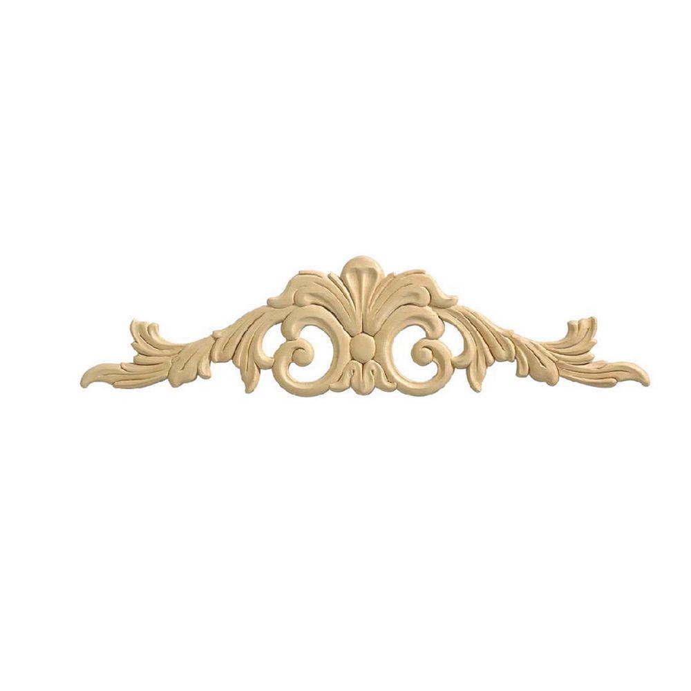 Ornamental Mouldings 14020PK 9/32 in. x 22 in. x 5-3/8 in. Wood Birch ...