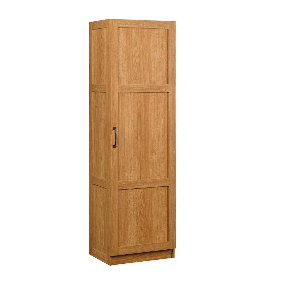 Sauder Highland Oak Storage Pantry 419983 The Home Depot