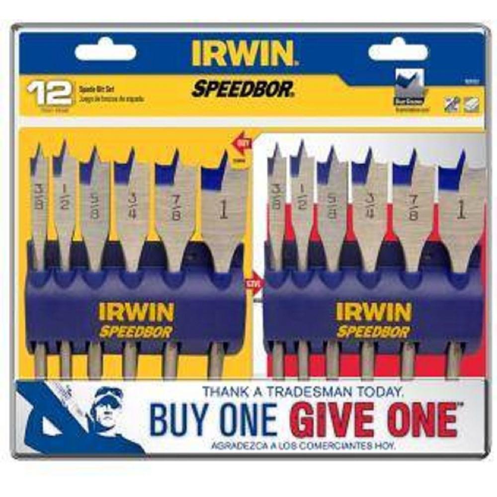 Irwin Speedbor 2000 BOGO 6Piece WoodBoring Bit Set1835122 The Home Depot