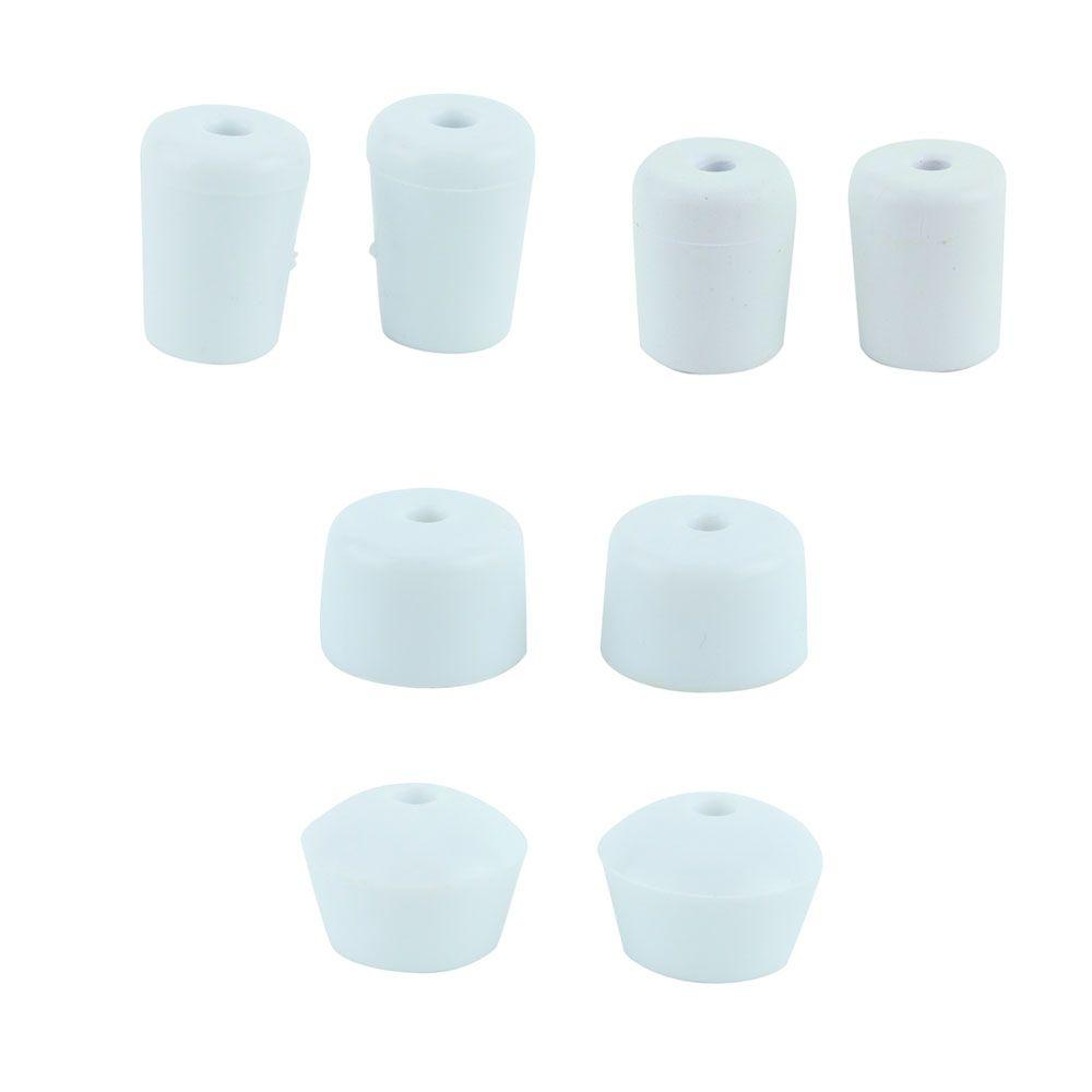 Everbilt White Doorstop Tip Replacement Kit-14928 - The Home Depot