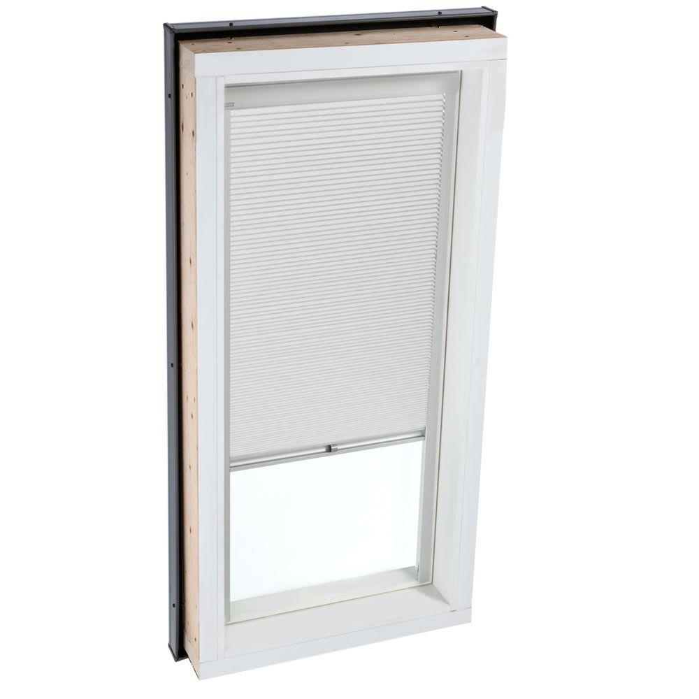 Velux Manual Room Darkening White Skylight Blinds For Fcm 2246 And Velux Manual Room Darkening White Skylight Blinds For Fcm 2246 And Qpf Models