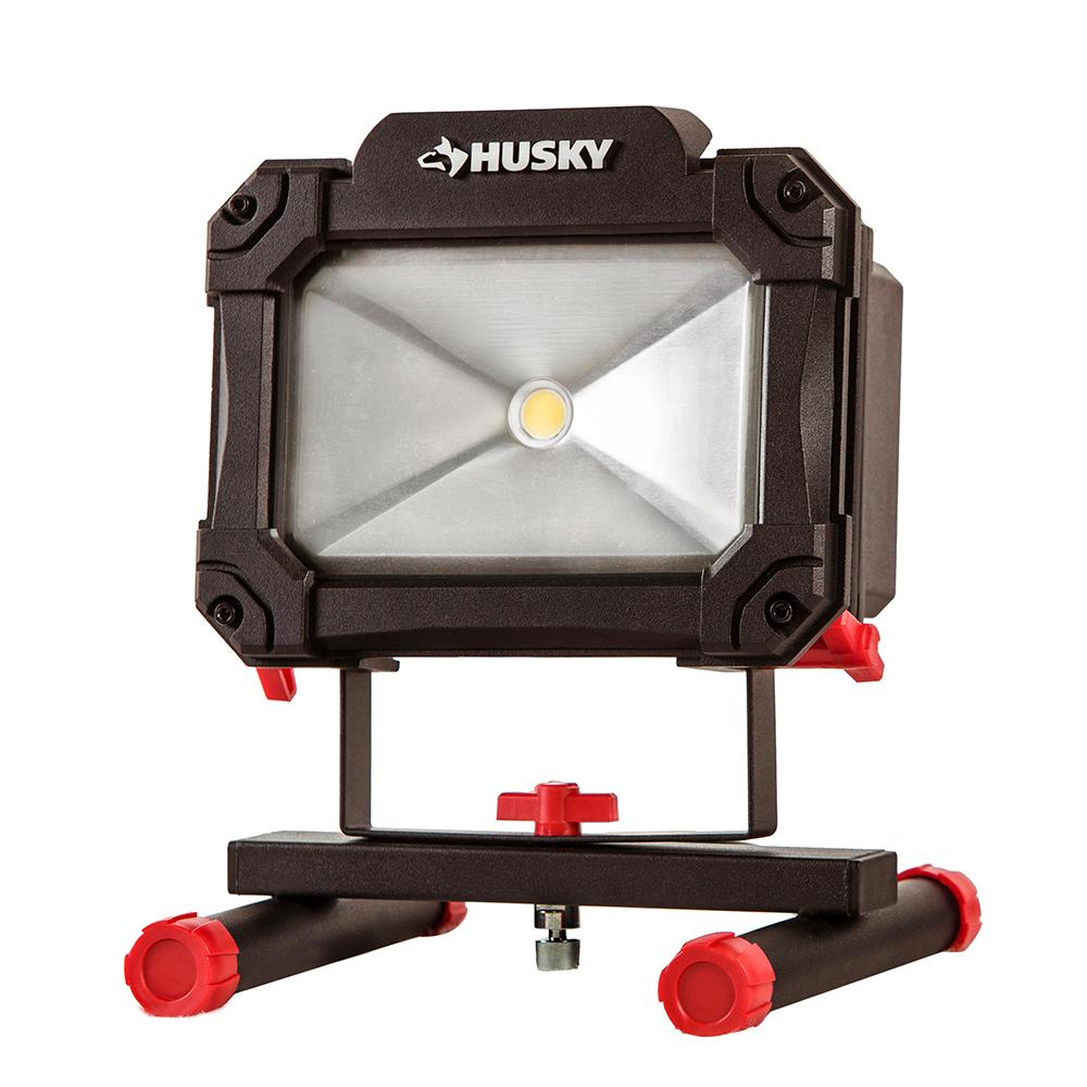 Husky 1500Lumen Rechargeable LED Work LightK40067 The Home Depot