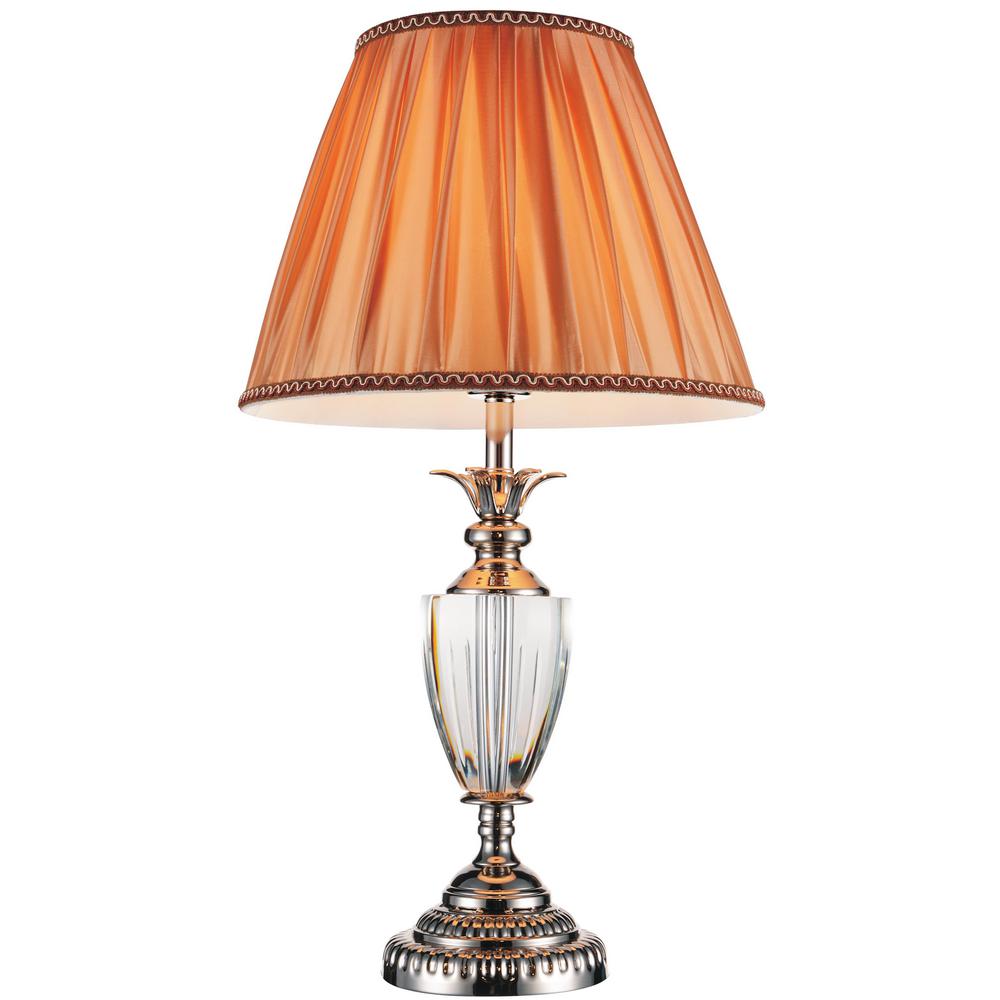 Satin Nickel Table Lamps Lamp Design Ideas Cwi Lighting Yale 25 In Satin Nickel Table Lamp With Beige Shade