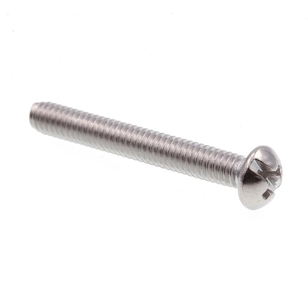 0-80 X 1//4 Slotted Fillister Machine Screw 18-8 Stainless Steel Package Qty 100