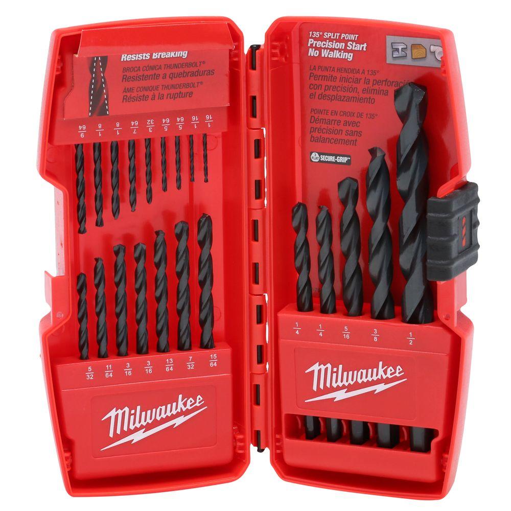 Milwaukee Thunderbolt Black Oxide Drill Bit Set (21Piece)48892801