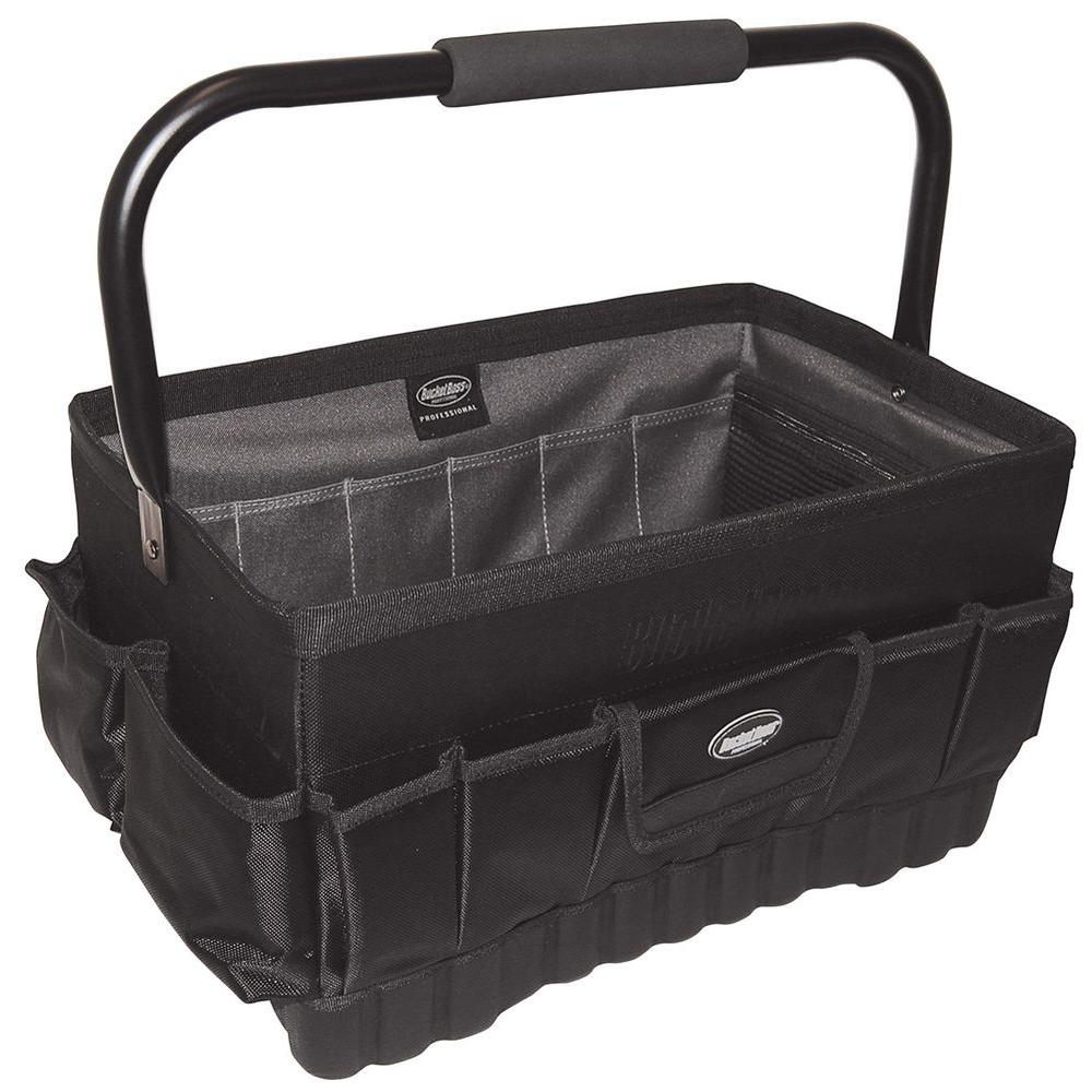 Bucket Boss Pro Box 18 In Tool Tote 74018 The Home Depot Tool Tote
