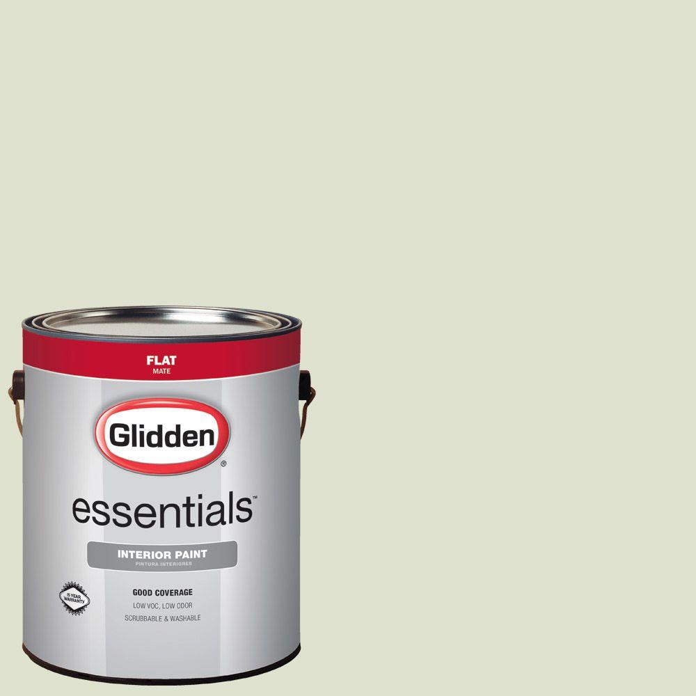 Glidden Essentials 1 Gal Hdgg48 Pale Pistachio Flat Interior Paint Hdgg48 Pale Pistachio Flat Interior Paint
