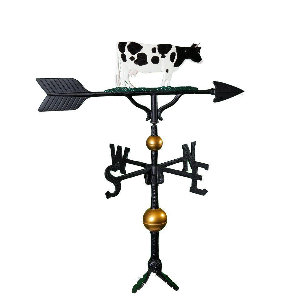 Montague Metal Products 32 in. Deluxe Color Cow WeathervaneWV375NC