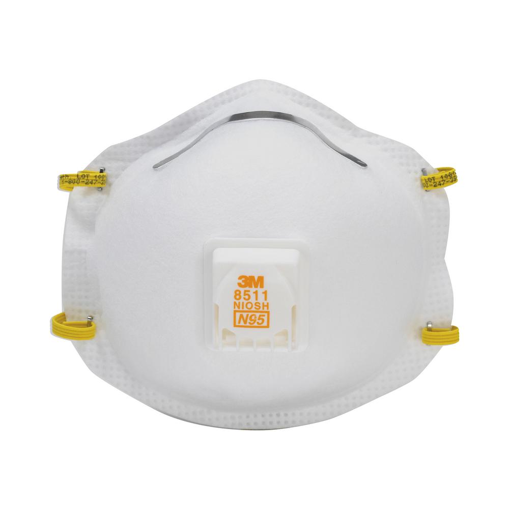 N95 Lawn and Garden Valved Respirator Dust Mask (2-Pack) (Case of 6)