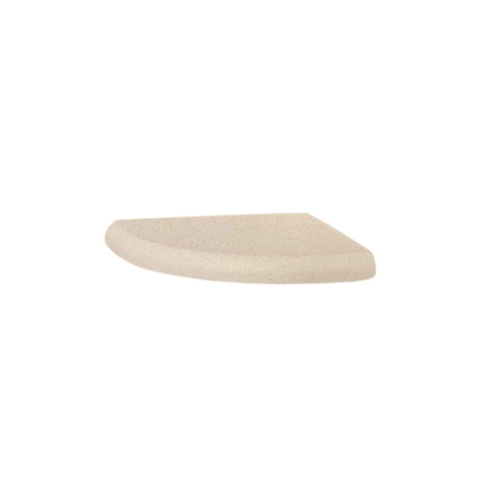 Soap Dishes Bathroom Decor The Home Depot 4 8 In X Corner Mount Solid Surface Triangular Soap Dish