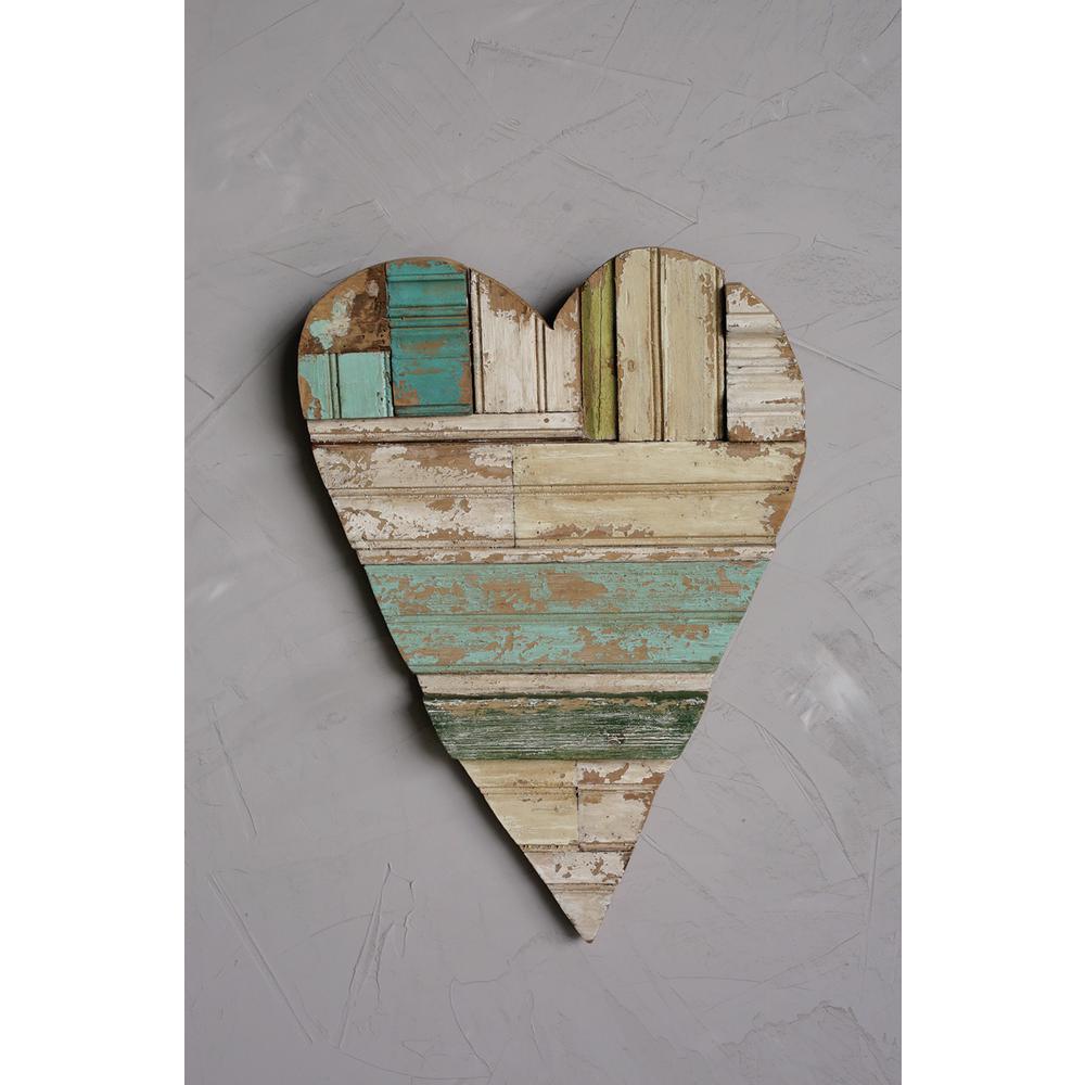 UPC 807472611709 product image for 20.25 in. x 2.78 in. Wood Heart Wall Decor | upcitemdb.com