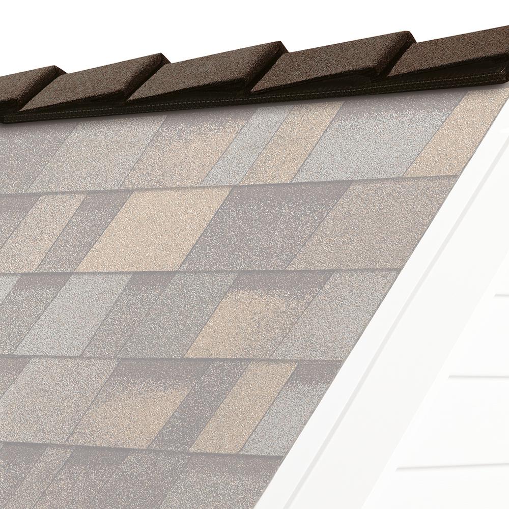 Owens Corning Decoridge 8 In Aged Copper Hip And Ridge Asphalt Aged Copper Hip And Ridge Asphalt Roofing Shingles 20 Linear Ft Per Bundle Deac The Home Depot