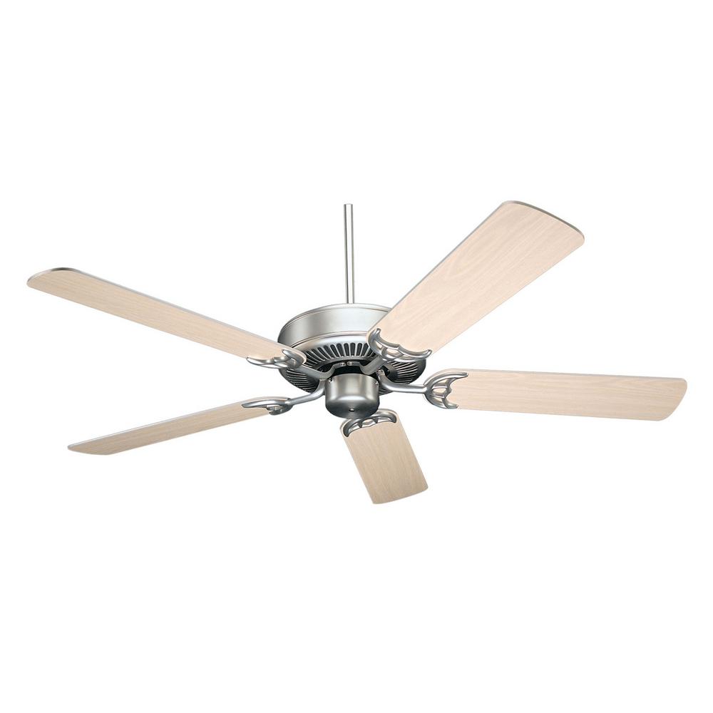 Nicor Nicor Masterbuilder 52 In Pewter Indoor Ceiling Fan With Silver Oak Blades