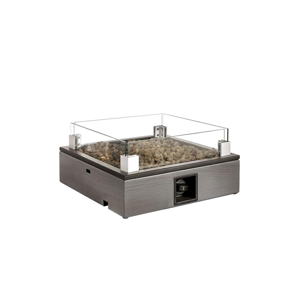 Hampton Bay Hewitt Tabletop Lp Firepit Square A301003000 The