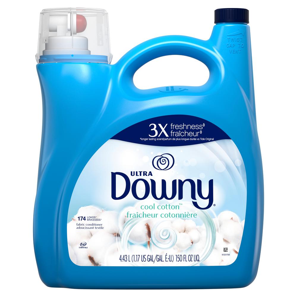 Downy Ultra 150 Oz. Cool Cotton Liquid Fabric Softener (174 Loads ...