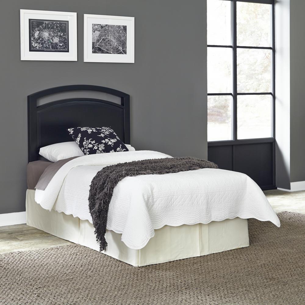 Home Styles Prescott Black Twin Headboard5514401 The Home Depot