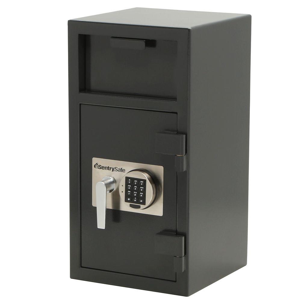 SentrySafe Depository Safe 1.6 cu. ft. Electronic Lock Safe Drop Slot SafeDH134E The Home Depot