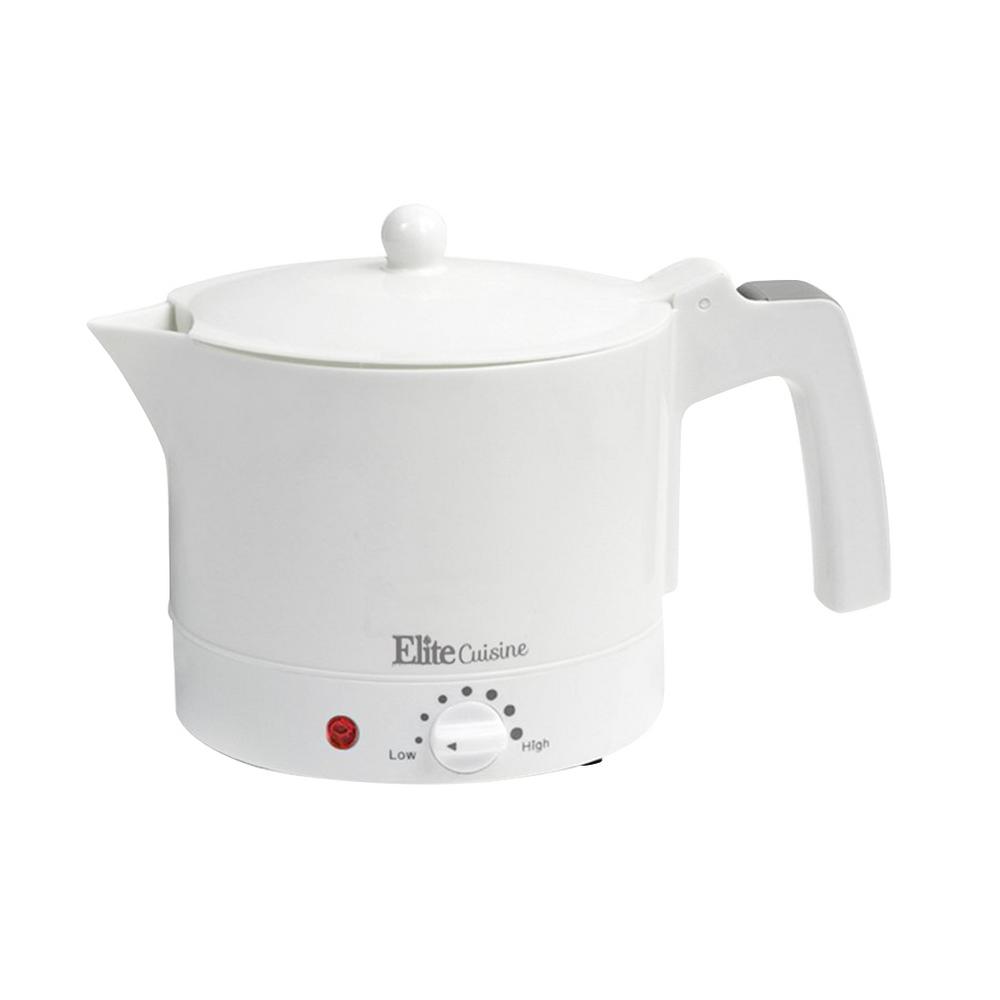 Chrome Cup Electric Kettle Blender Kalorik 4 cup white electric kettle with temperature control