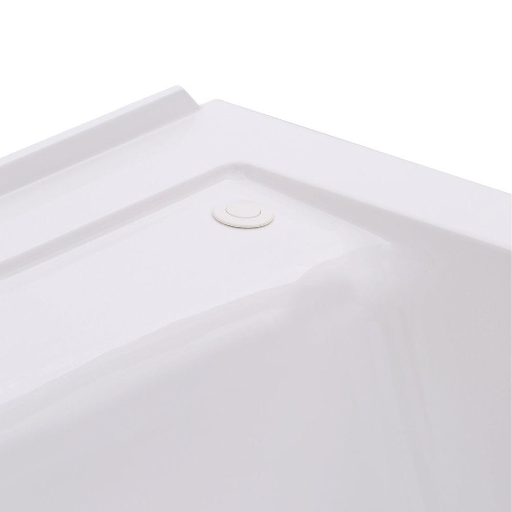 American Standard Everclean 60 In Acrylic Left Drain Rectangular American Standard Everclean 60 In