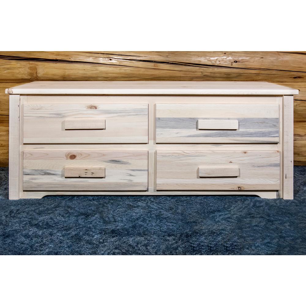 21 In Dresser Solid Wood Dressers Chests Bedroom Furniture Homestead Collection Natural Unfinished Storage Furniture