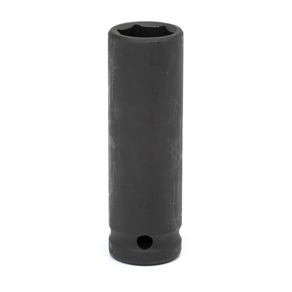 Black Impact Socket 6 Point Deep Length Gray Tools 1-1//16-Inch X 1//2-Inch Drive
