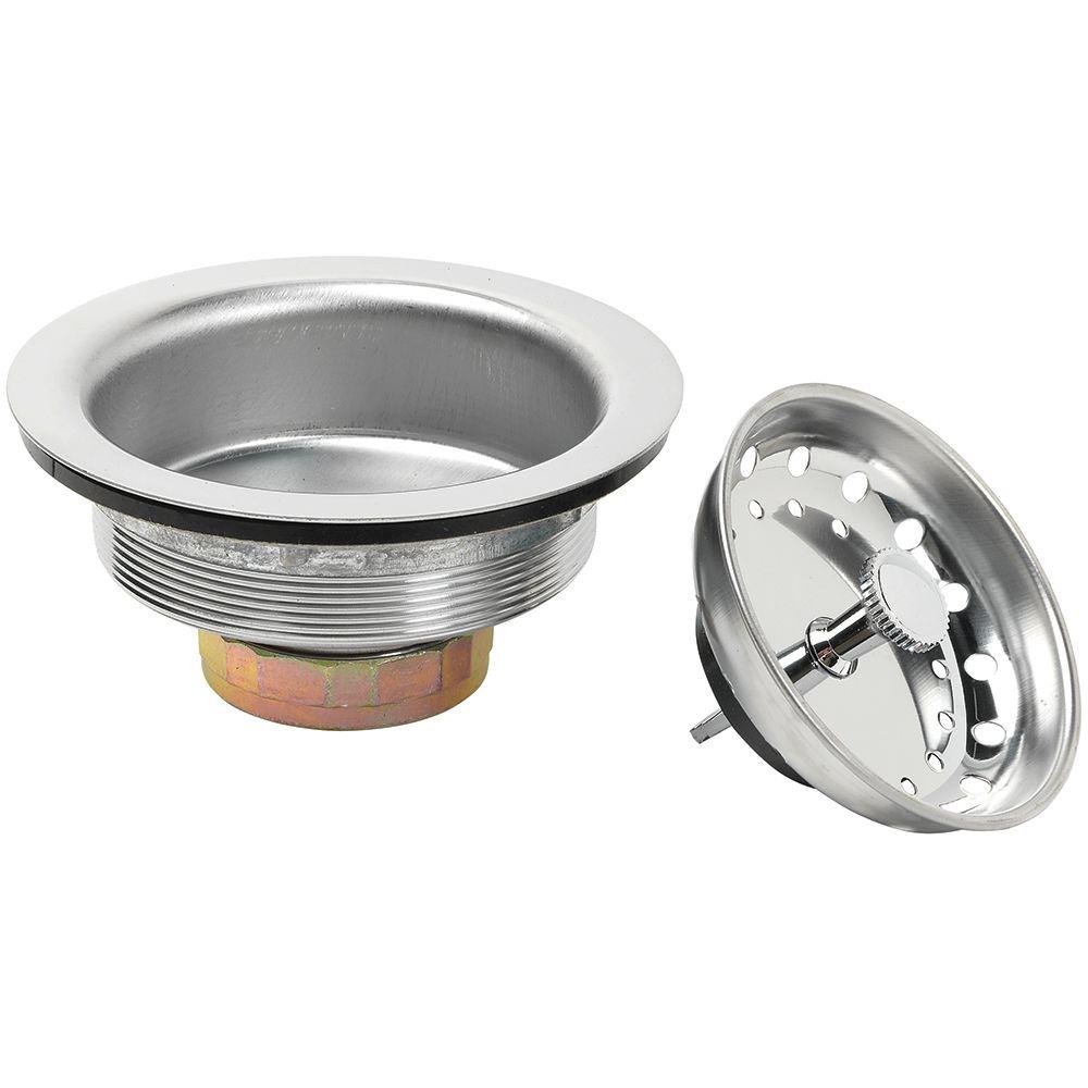 Glacier Bay Standard Post Sink Strainer In Stainless Steel 7043 103ss The Home Depot - Standard Sink Strainer Sizes Glacier Bay Standard Post Sink Strainer In Stainless Steel 7043 103ss The Home Depot - Standard Sink Strainer Sizes