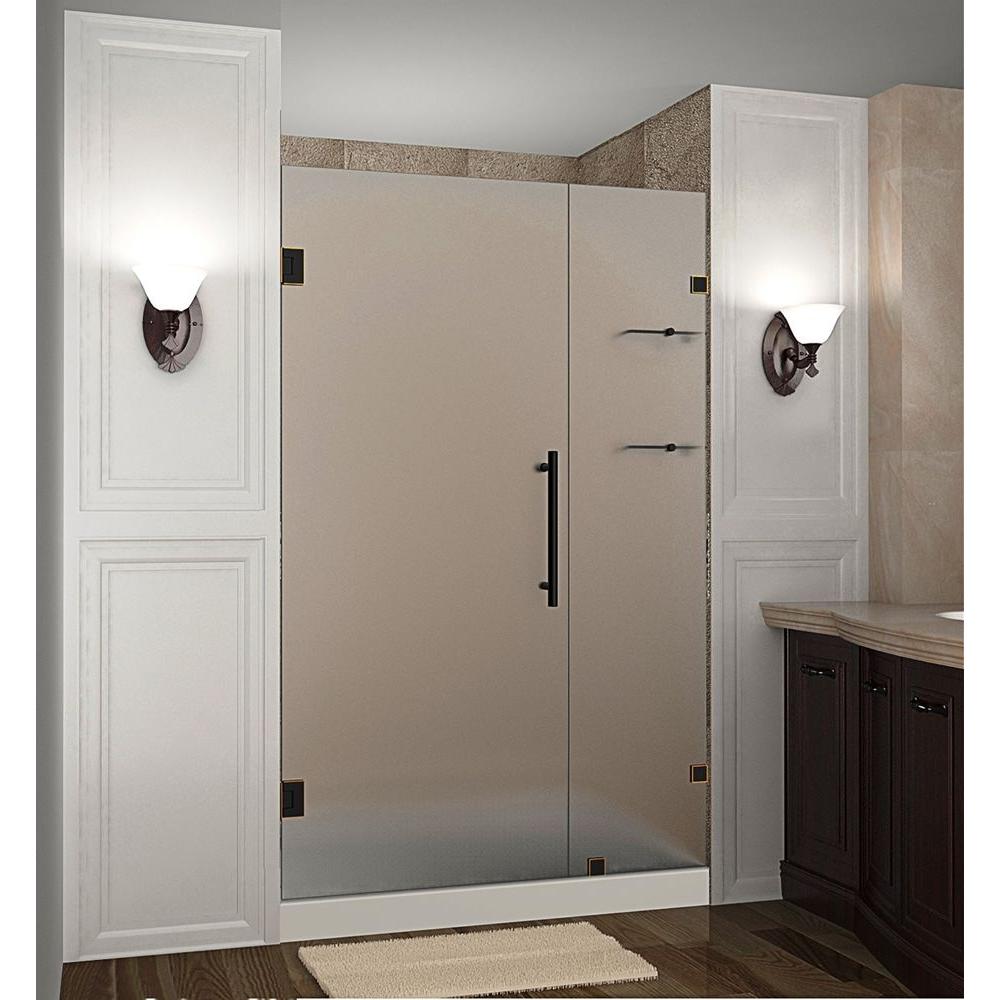 Aston Nautis GS 48 in. x 72 in. Frameless Hinged Shower Door with