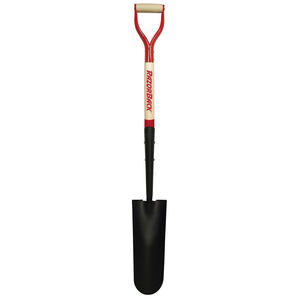 RazorBack 16 in. DHandle Drain Spade47110 The Home Depot