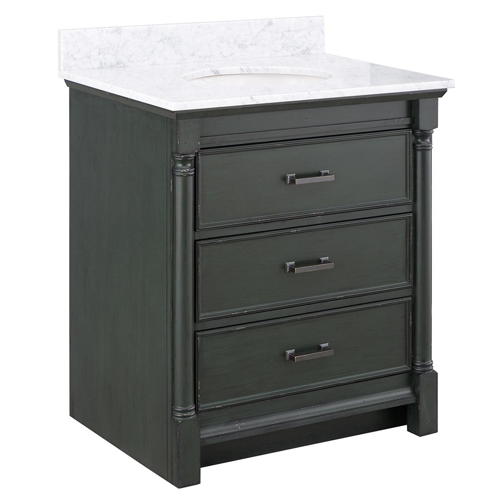 Home Decorators Collection Greenbrook 31 in. W x 22 in. D Vanity in