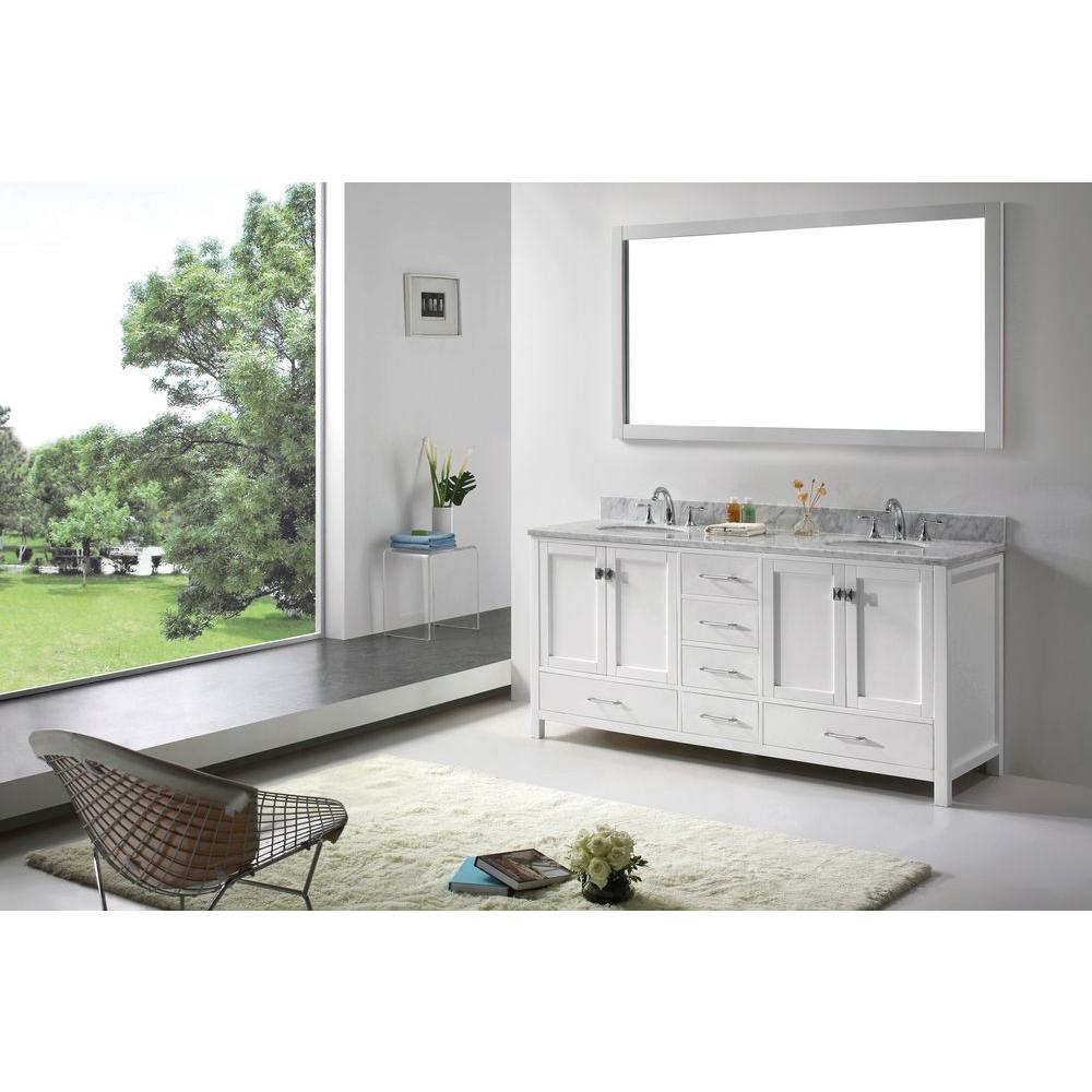 Virtu Usa Caroline Avenue 72 In W Bath Vanity Cabinet Only In